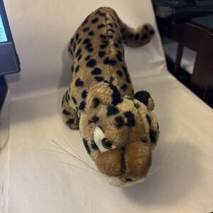Jungle Joe's Safari Friends Charo Cheetah Plush Stuffed Animal Sounds Talks